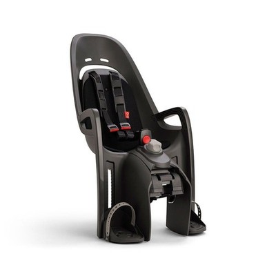 Zenith Relax Fahrradkindersitz (schwarz/grau) mit Gepäckträgeradapter