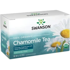 Swanson 100% Organic Chamomile Tea 20 Sachets