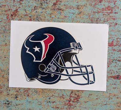 Houston Texans Helmet Sticker - 2017 NFL Vending Machine Football Series - HOU