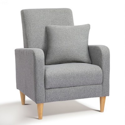 Accent Chairs Set of 1/2 Reading Chair Single Sofa w/ Back