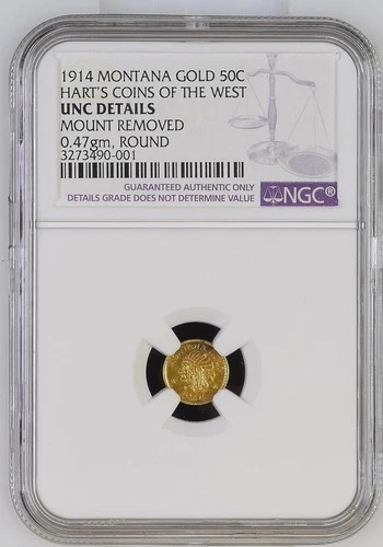 Photo of a 1914 California Fractional Gold from an eBay listing that sold on Jul 12, 2026