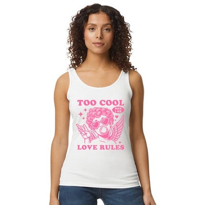 Too Cool For Damen Trägershirt Tank Top Amor Valentinstag Geschenk für Sie