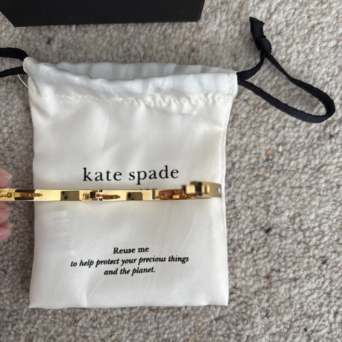 Kate Spade New York Set in Stone Hinged Bangle - +Bag - Unwanted Gift - £65 RRP - Picture 7 of 13