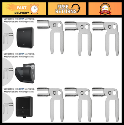 3-in-1 Key for High Capacity Paper Towel Dispensers - Fits Tork & Baywest (6 Pac
