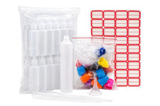 40 Pack Empty Plastic Squeeze Bottles Refill Kit – Applicator Tip Bottles