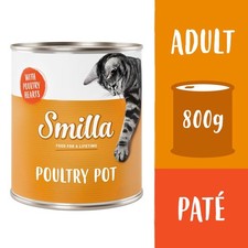 24x800g Variety Pack Tender Poultry Smilla Wet Cat Food 3.91 per kilo