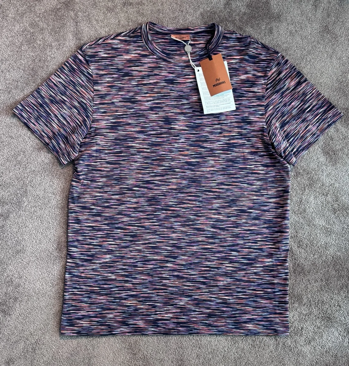 Missoni - Space-Dyed Dégradé Cotton-Jersey T-Shirt - Multi Missoni Missoni - Space-Dyed Dégradé Cotton-Jersey T-Shirt - Multi Missoni