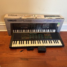 Vintage Yamaha PSS-270 Keyboard PortaSound w/ORIGINAL BOX & POWER ADAPTER (READ)