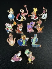 Disney PALM Alice in Wonderland Mini Micro Mystery LE 200 100 Pin Complete Set