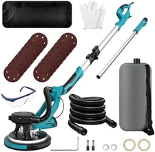 Drywall Sander 1250W 11.5-Amp Electric Drywall Sander with Vacuum Extendable