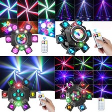 6 Arms Bee Eye Laser Beam Moving Head Light DMX LED Stage Lighting Party Disco
