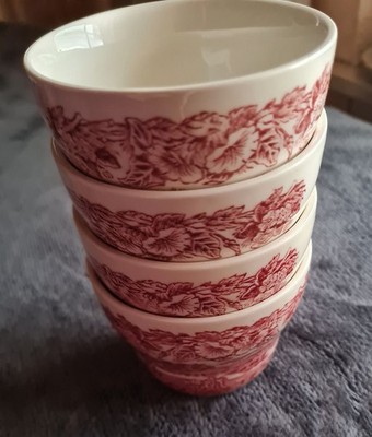 Zuckerbecher EIT English Ironstone Tableware  Holzwagen Rot 