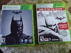 2 XBOX 360 Batman Arkham Origins Games