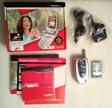 LG VX5200 Verizon Small Cellular Flip Cell Phone Silver Untested New Open Box