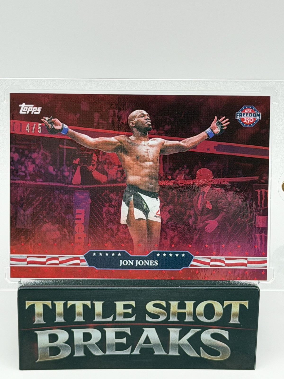 2026 Topps UFC Freedom 250 JON JONES /5 #29 NM
