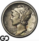 1921 Mercury Dime, Lower Mintage XF Better Date
