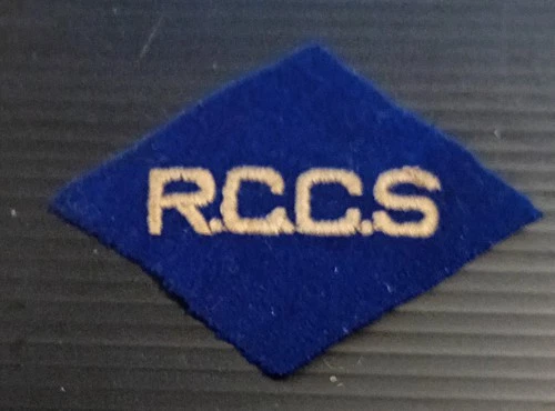 circa WW2 Military Canada Formation Patch - Royal Canadian Corps of Signals RCCS