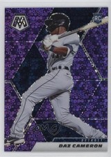 2021 Panini Mosaic Rookie Quick Pitch Purple Prizm 42/50 Daz Cameron #221 nd3