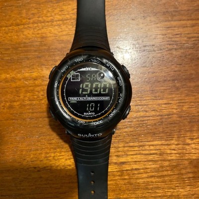 Suunto Vector Watch Black Orange Timepiece Used Fully Functional
