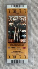 2010 SUPER BOWL  XLIV (44) FULL- UNUSED FOOTBALL - MINT - AUTHENTIC TICKET - NEW