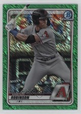 2020 Bowman Chrome Prospects Green Shimmer Refractor /99 Kristian Robinson 0q3