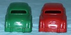 Plasticville O Gauge Plastic Sedans Lot of 2 — photo 3