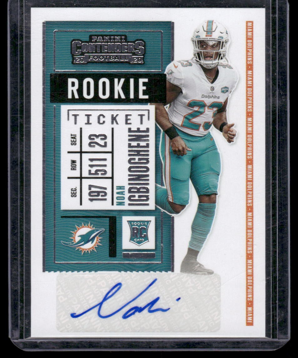Noah Igbinoghene Panini Contenders #145 Base
