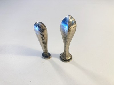 2 x antike Petschaften, Silber 800er und Sterling