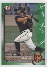 2022 Bowman Prospects Green Border 42/99 Luis Matos #BP-55 0m4q