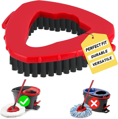 1 Pack Scrub Brush Replacement Head for O Cedar 1-Tank (1pc), Red