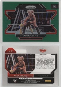 2022 Panini Prizm WWE Green Prizm Alexa Bliss #37