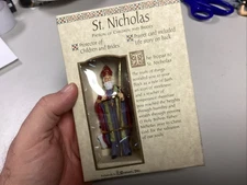 New In Box Roman, Inc. St. Nicholas Patron of Children and Brides Prayer Card