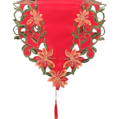 Feiertagspartydekorationen Party-Ornament Tischläufer Weihnachten - Bild 1 von 4