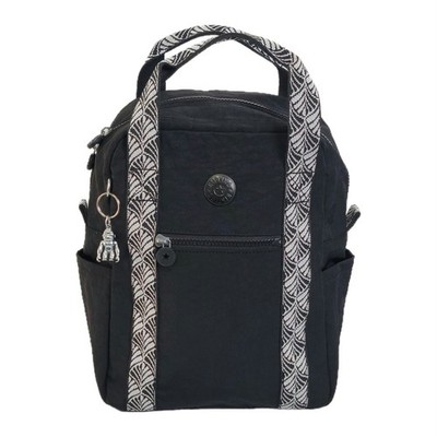 Kipling Emmaline Backpack Jet Black/White