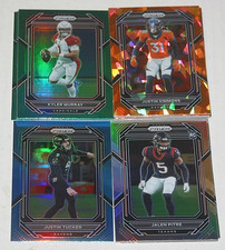 2022 Prizm Football Parallels - Pick From Drop Menu  Orange Ice, Silver, Green +