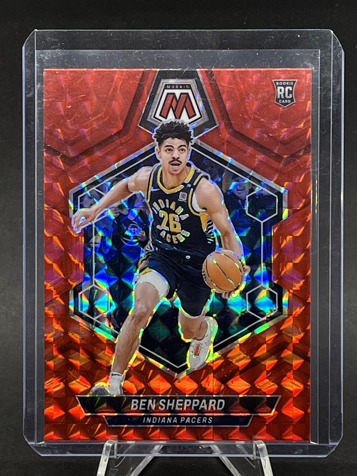 2023-24 Panini Mosaic #244 Ben Sheppard Red 250004