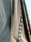 New 100% Silk Heavy Crepe Saree RITU KUMAR Style Black Beige Rust Floral Paisley — photo 10