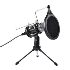 USB Microphone for Gaming Streaming with Filter Shock Mount Control