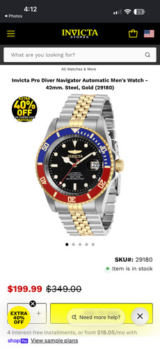 invicta pro diver automatic 42mm
