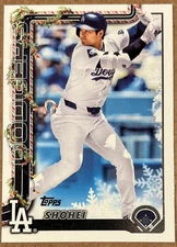 2025 Topps Holiday Shohei Ohtani Candy Cane Pocket Variation #H200 NM SP