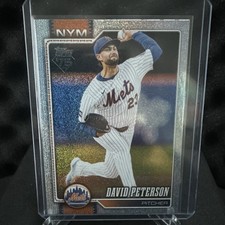 2026 Topps Series 1 Sandglitter David Peterson New York Mets #215