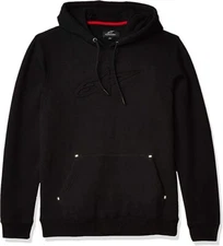 Alpinestars Astars Authority Hoodie Pullover Fleece Black Men's Large L New