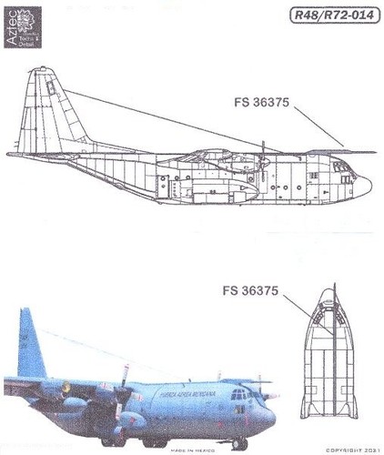 Aztec Decals 1/72 REFUELING PROBE for the C-130 HERCULES Resin Set - Picture 2 of 3