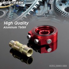 Fit For Universal M20 X 1.5 Aluminum Oilgauge Filter Sandwich Adapter Plate Kit