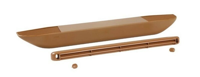 Grille entrée air acoustique Nicoll Module 30 pour menuiserie haut de gamme