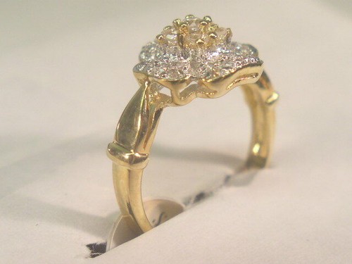 # 5..Pc's LOT DESIGNER RINGS .*Size..7* .SIMULANTED DIAMOMD CUBIC ZIRCON 961CZ - Picture 2 of 3