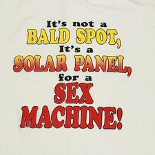 Vintage Screen Stars It's Not A Bald Spot Single Stitch T Shirt Size XL