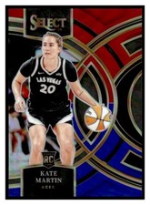 2024 Select WNBA Red Blue Prizm 144 Kate Martin Rookie RC /399 Aces Valkyries