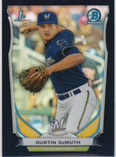 2014 Bowman Chrome Draft Black Wave Refractors #CDP125 Dustin DeMuth - NM