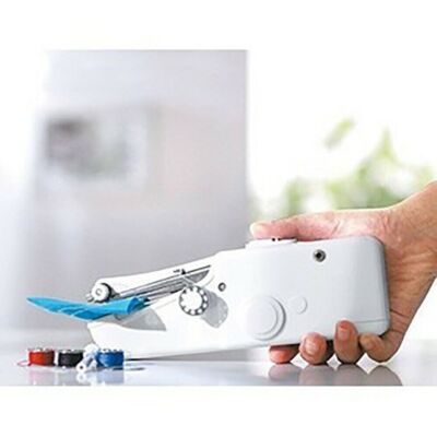 Mini Handheld Sewing Machine Portable Handy Stitch Single-Hand Operation X-top #
